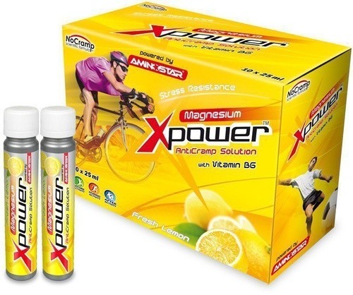 Aminostar Xpower Magnesium - 10x25ml BOX - Lemon