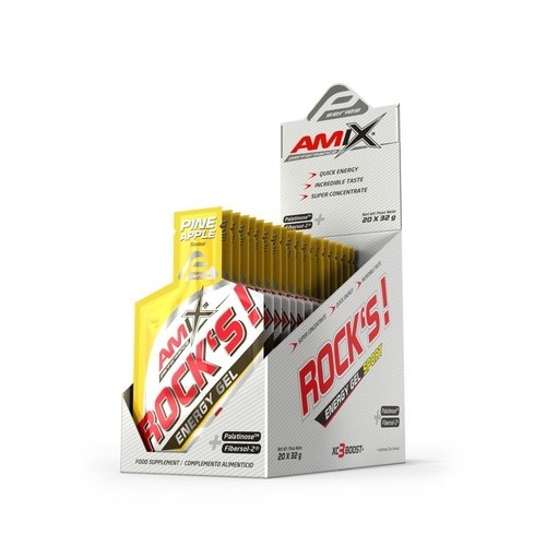 Amix Rock's Energy Gel - 20x32g - Pineapple