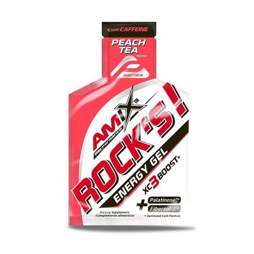 Amix Rock's Energy Gel - s kofeinem - 32g - Peach Tea