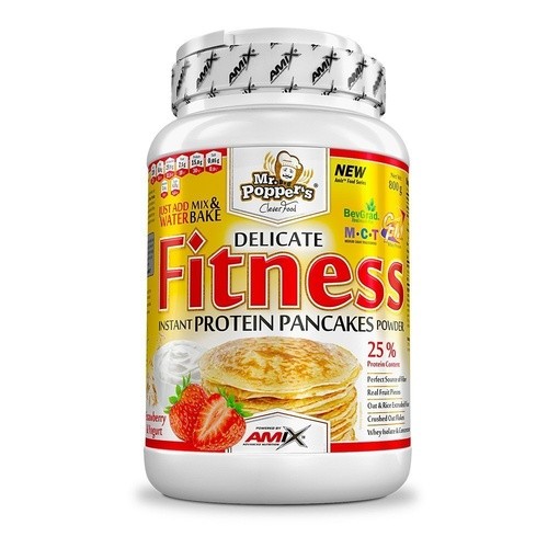 Amix Fitness Protein Pancakes - 800g - Strawberry Yoghurt