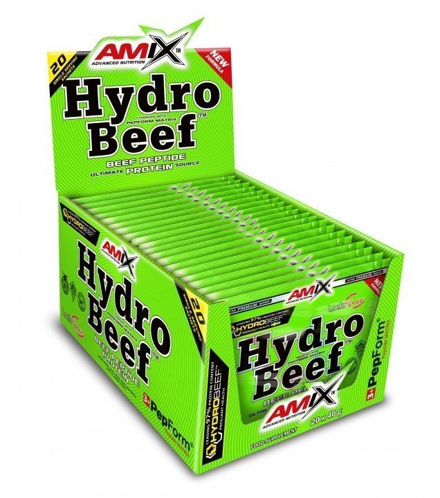 Amix HydroBeef Protein - 20x40g - Moca-Choco-Coffee