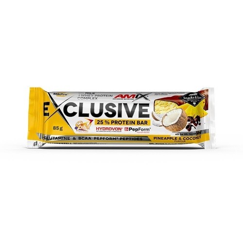 Amix Exclusive Protein Bar - 85g - Pineapple-Coconut