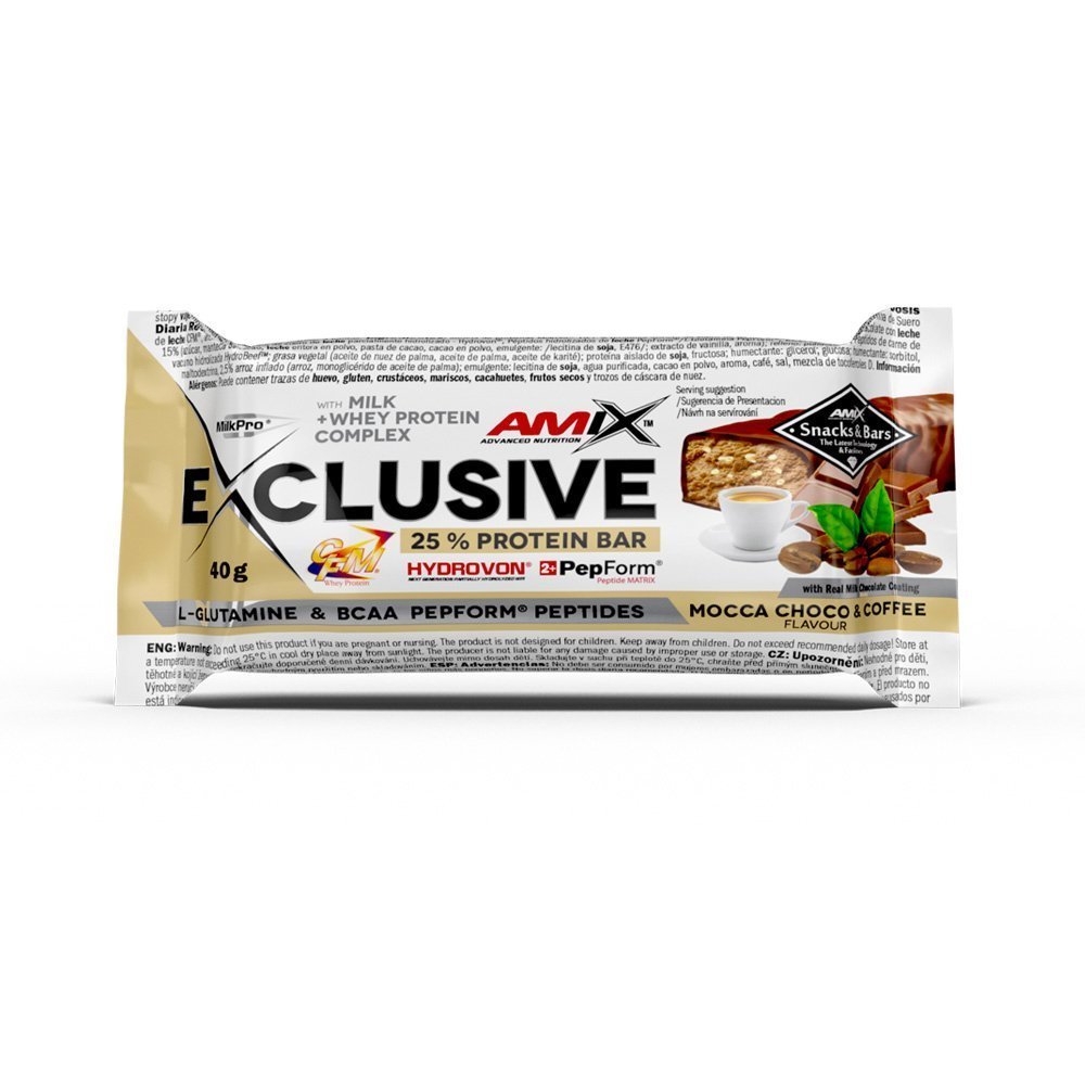 Amix Exclusive Protein Bar - 40g - Mocca-Choco-Coffee