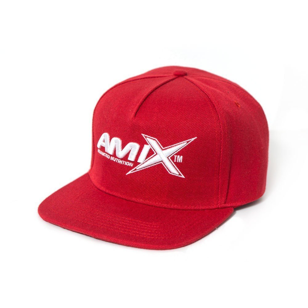 Amix Snapback kšiltovka s logem Amix - Red - Uni