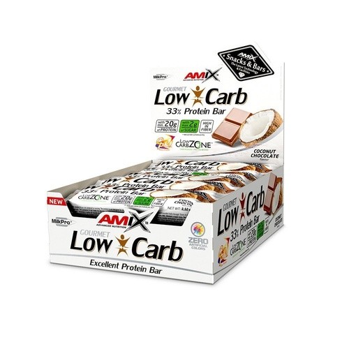 Amix Low-Carb 33% Protein Bar - 15x60g - Coconut-Chocolate