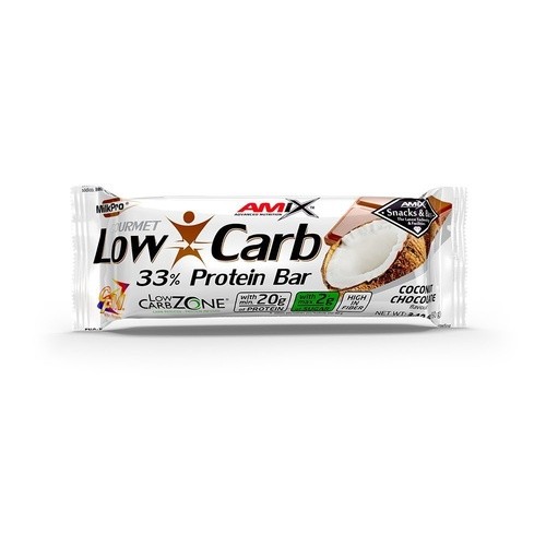 Amix Low-Carb 33% Protein Bar - 60g - Coconut-Chocolate