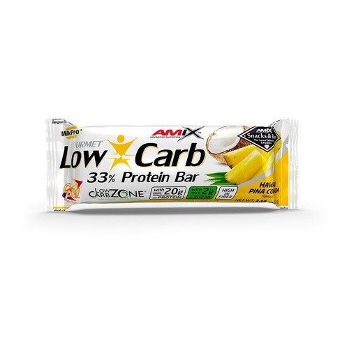 Amix Low-Carb 33% Protein Bar - 60g - Pineapple-Coconut