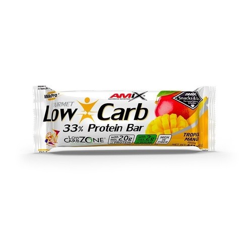 Amix Low-Carb 33% Protein Bar - 60g - Tropical Mango