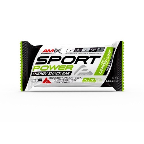 Amix Sport Power Energy Snack Bar s kofeinem - 45g - Lemon-Lime