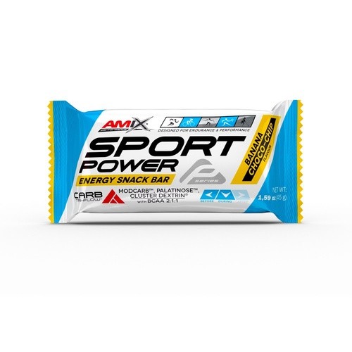 Amix Sport Power Energy Snack Bar - 45g - Banana-Chocolate