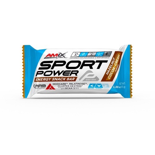 Amix Sport Power Energy Snack Bar - 45g - Hazelnut-Cocoa Cream