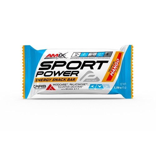 Amix Sport Power Energy Snack Bar - 45g - Mango