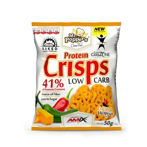 Amix Protein Crisps - 50g - Cheddar-Jalapeno