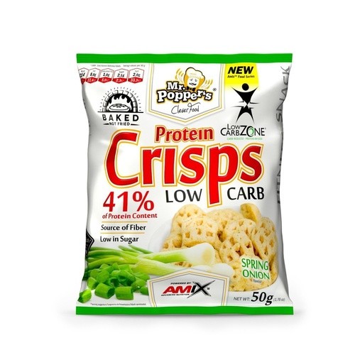 Amix Protein Crisps - 50g - Spring Onion