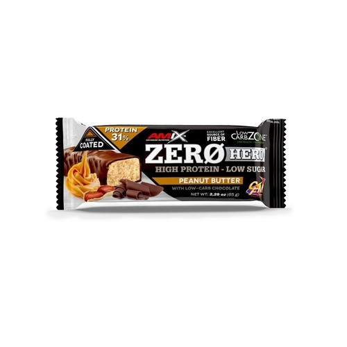 Amix Zero Hero 31% Protein Bar - 65g - Peanut Butter