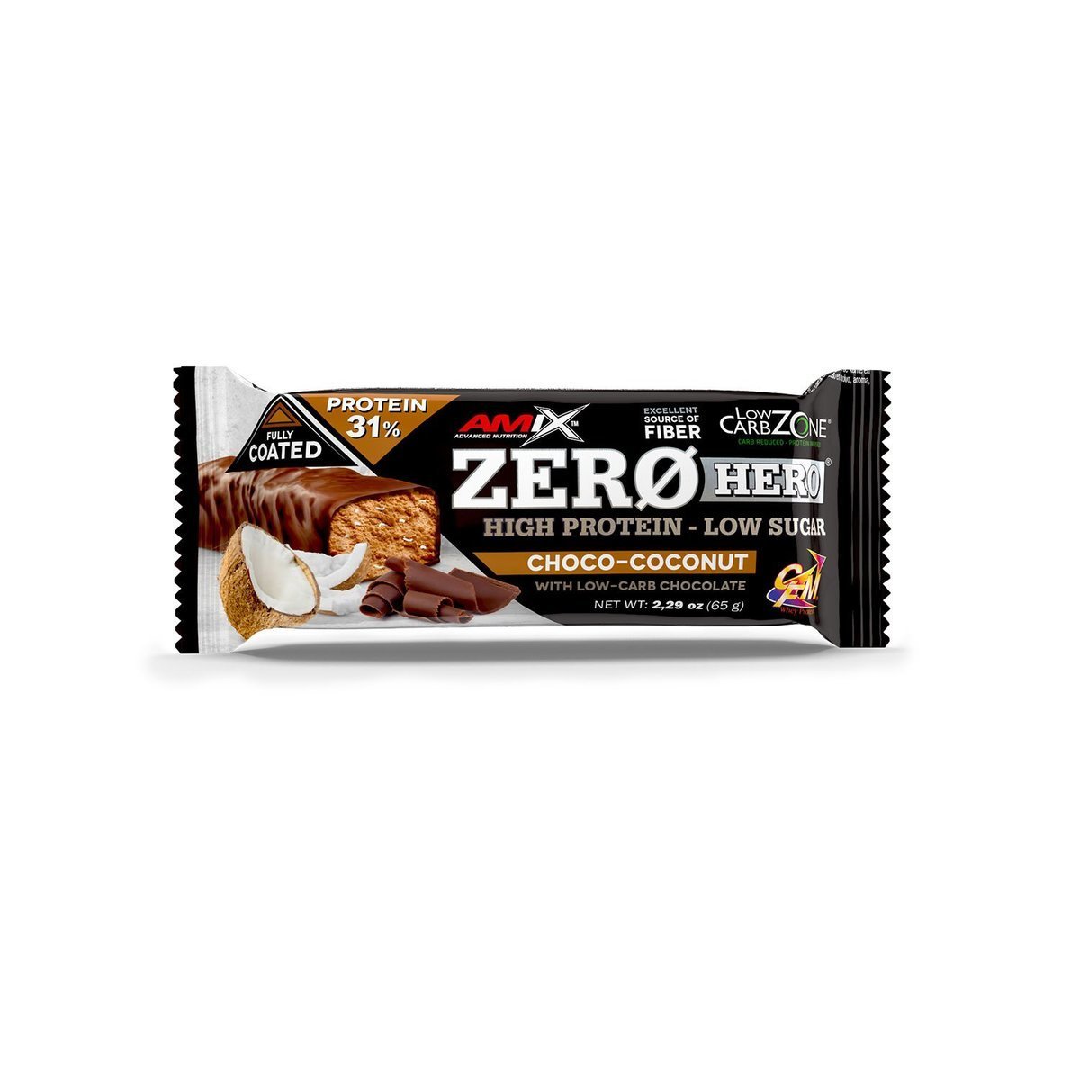 Amix Zero Hero 31% Protein Bar - 65g - Chocolate-Coconut