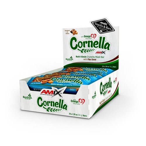 Amix Cornella bar - 25x50g - hazelnut choco