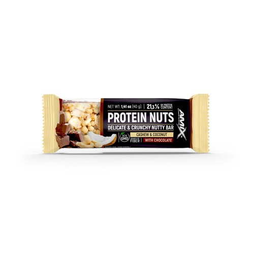 Amix Protein Nuts Bar - 40g - Cashew - Coconut