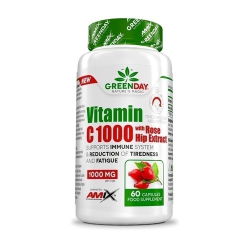 Amix Vitamin C 1000 s extraktem z šípků - 60cps