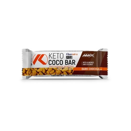 Amix KetoLean Keto goBHB Coco Bar - 40g - dark-chocolate