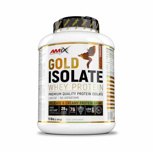 Amix Gold Whey Protein Isolate - 2280g - Natural Chocolate