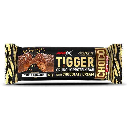 Amix TIGGER Zero Choco Protein Bar - 60g - Tripple brownies