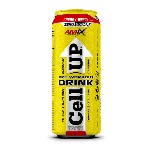 CellUP PreWorkout Drink - 500ml - Cherry-Berry