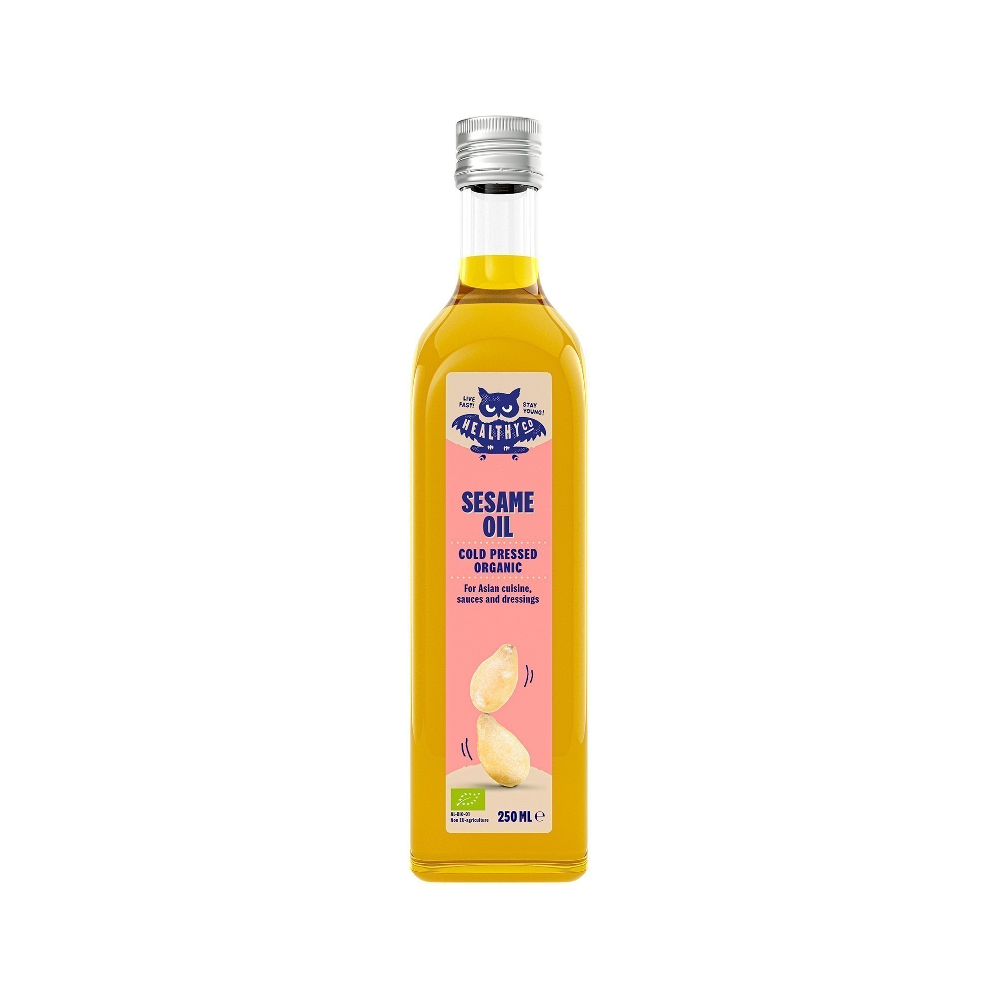 HealthyCo ECO Sezamový olej za studena lisovaný, 250ml