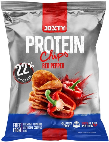 JOXTY proteinové smažené chipsy 22% Paprika 50g