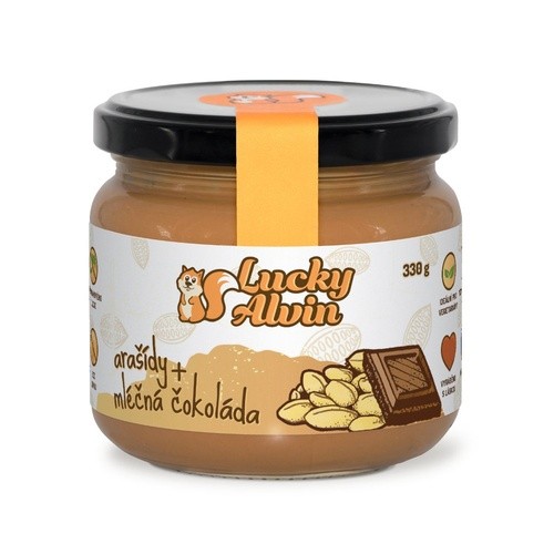Lucky Alvin Arašídy + mléčná čokoláda 