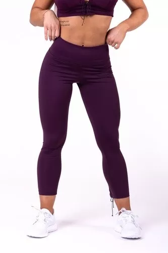 Nebbia Lace-up legíny 661 - burgundy - L