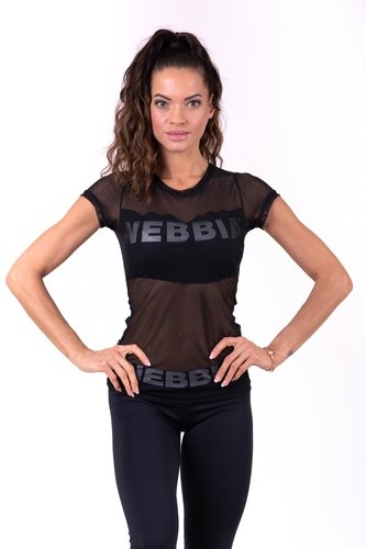 Nebbia Flash-Mesh tričko 665 - black - M
