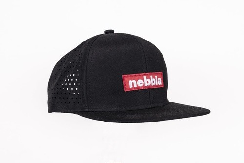 Nebbia Red Label NEBBIA kšiltovka SNAP BACK 163 - black