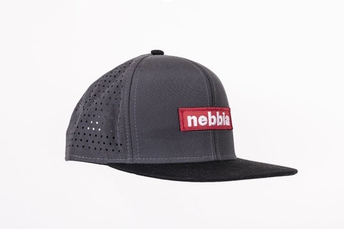 Nebbia Red Label NEBBIA kšiltovka SNAP BACK 163 - grey