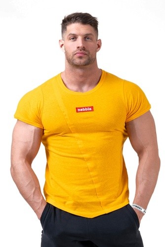 Nebbia Red Label Muscle Back tričko 172 - yellow - XL