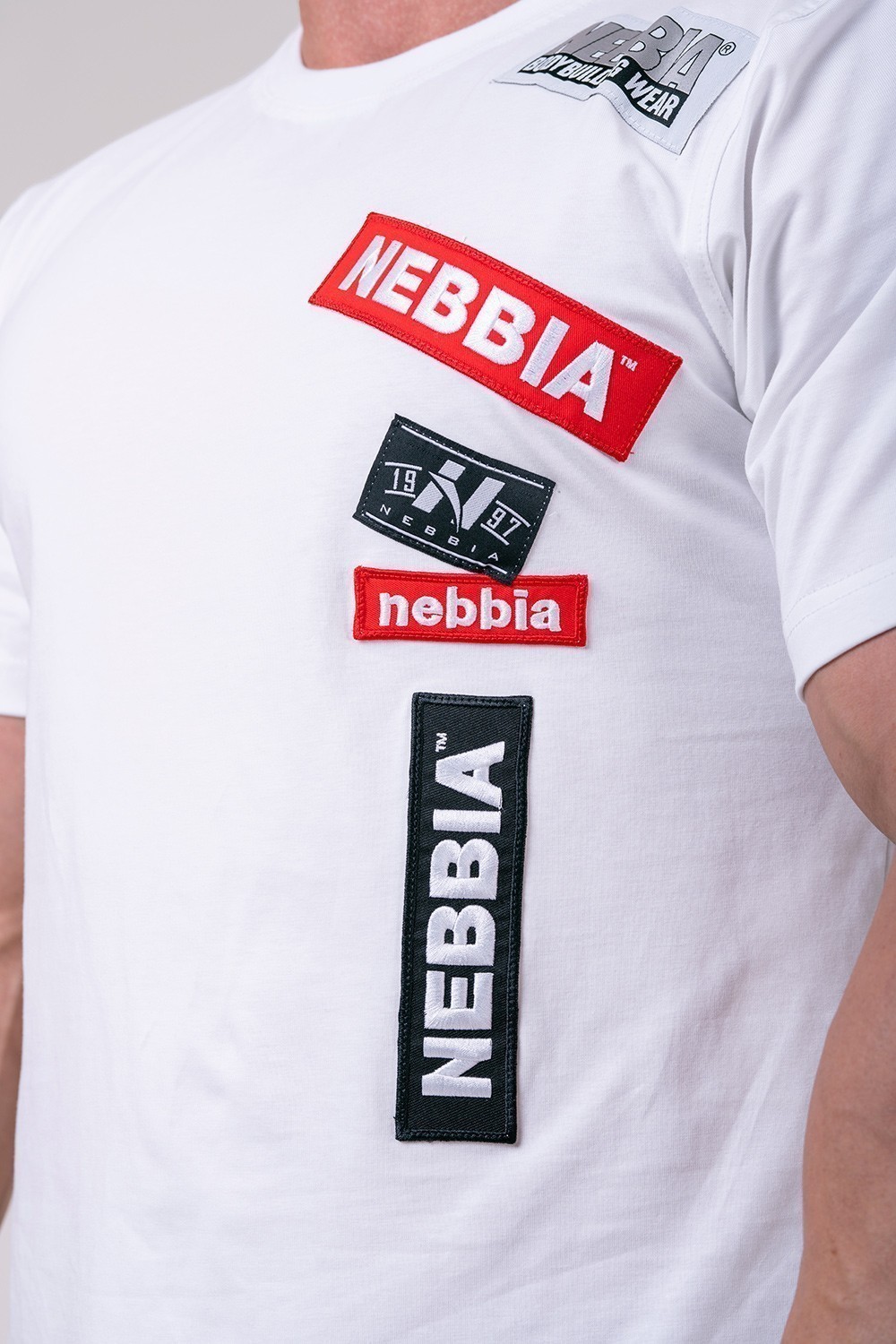 Nebbia BOYS tričko 171 - white - L