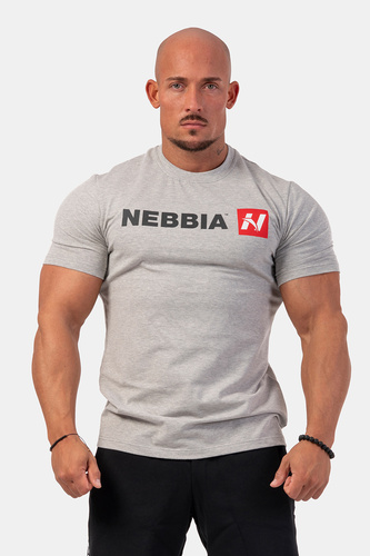 Nebbia Red "N" tričko 292 - grey - L