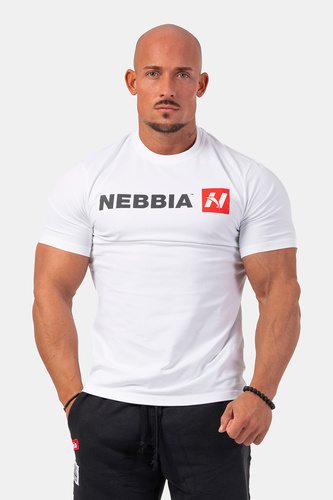 Nebbia Red "N" tričko 292 - white - L