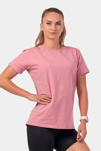 Nebbia Invisible Logo NEBBIA tričko 602 - pink - L