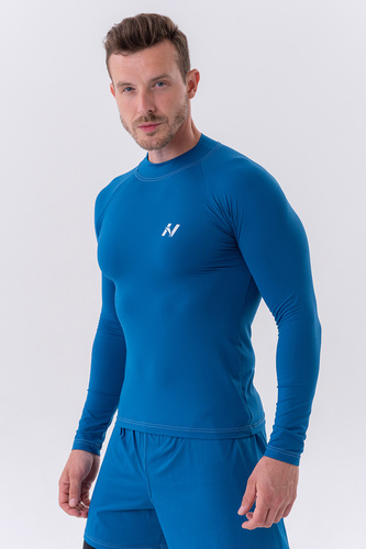 Nebbia Funkční tričko s dlouhým rukávem “Active” 328 - Blue - L