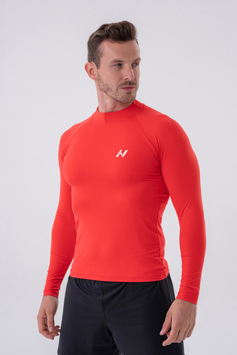 Nebbia Funkční tričko s dlouhým rukávem “Active” 328 - Red - L