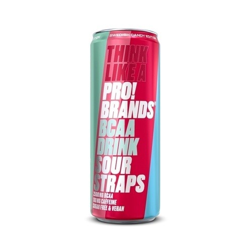 Pro!Brands BCAA Drink 330ml - Kyselá malina