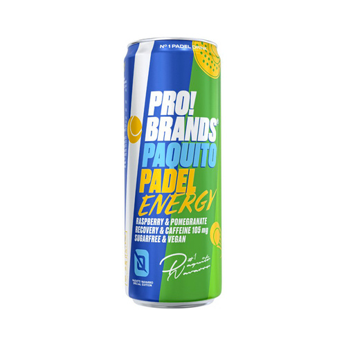 Pro!Brands Drink Padel Energy 330ml - Malina/Granátové jablko 