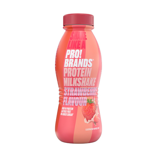Pro!Brands Protein MilkShake 310ml - Strawberry